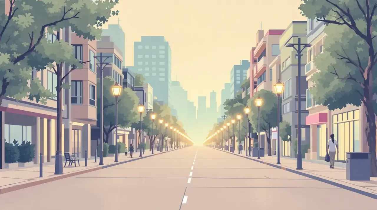长街灯火 短剧背景海报 - PP短剧